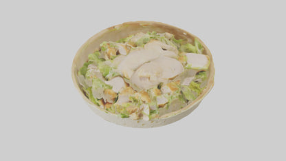 Chicken Caesar salad model 3D model