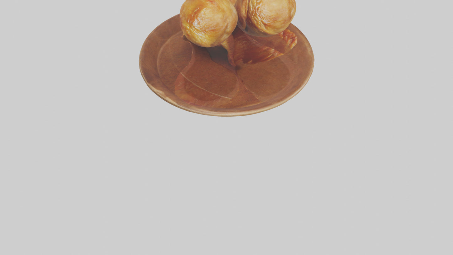 Chicken drumsticks model 3D model