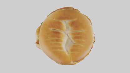 Chicken fillet sandwich model 3D model