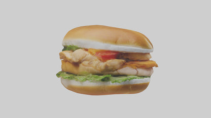 Chicken fillet sandwich model 3D model