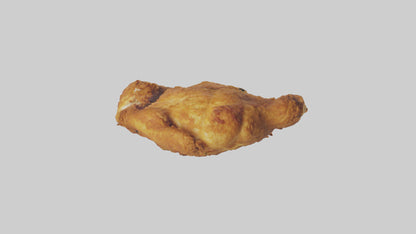 Chicken fried chicken model VR / AR / low-poly