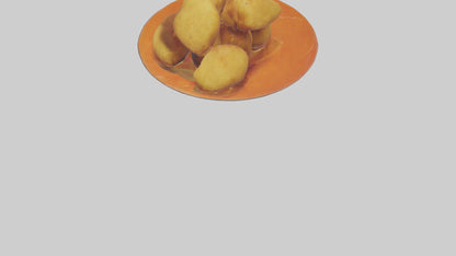 Chicken nuggets model VR / AR / low-poly