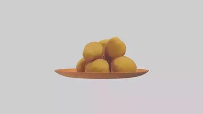Chicken nuggets model VR / AR / low-poly