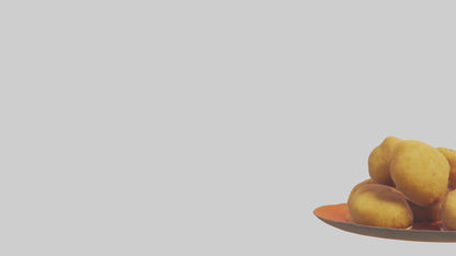 Chicken nuggets model VR / AR / low-poly