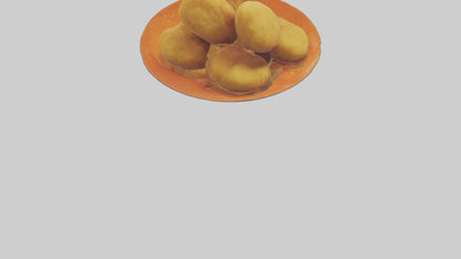 Chicken nuggets model VR / AR / low-poly