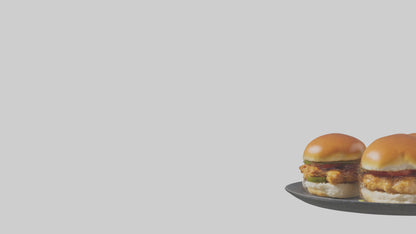 3D model Chicken sliders model VR / AR / low-poly