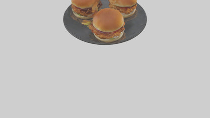 3D model Chicken sliders model VR / AR / low-poly