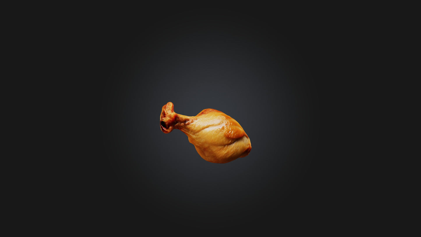 3D model Chicken Wing Model VR / AR / low-poly