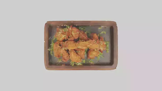 3D model Chicken wings model VR / AR / low-poly