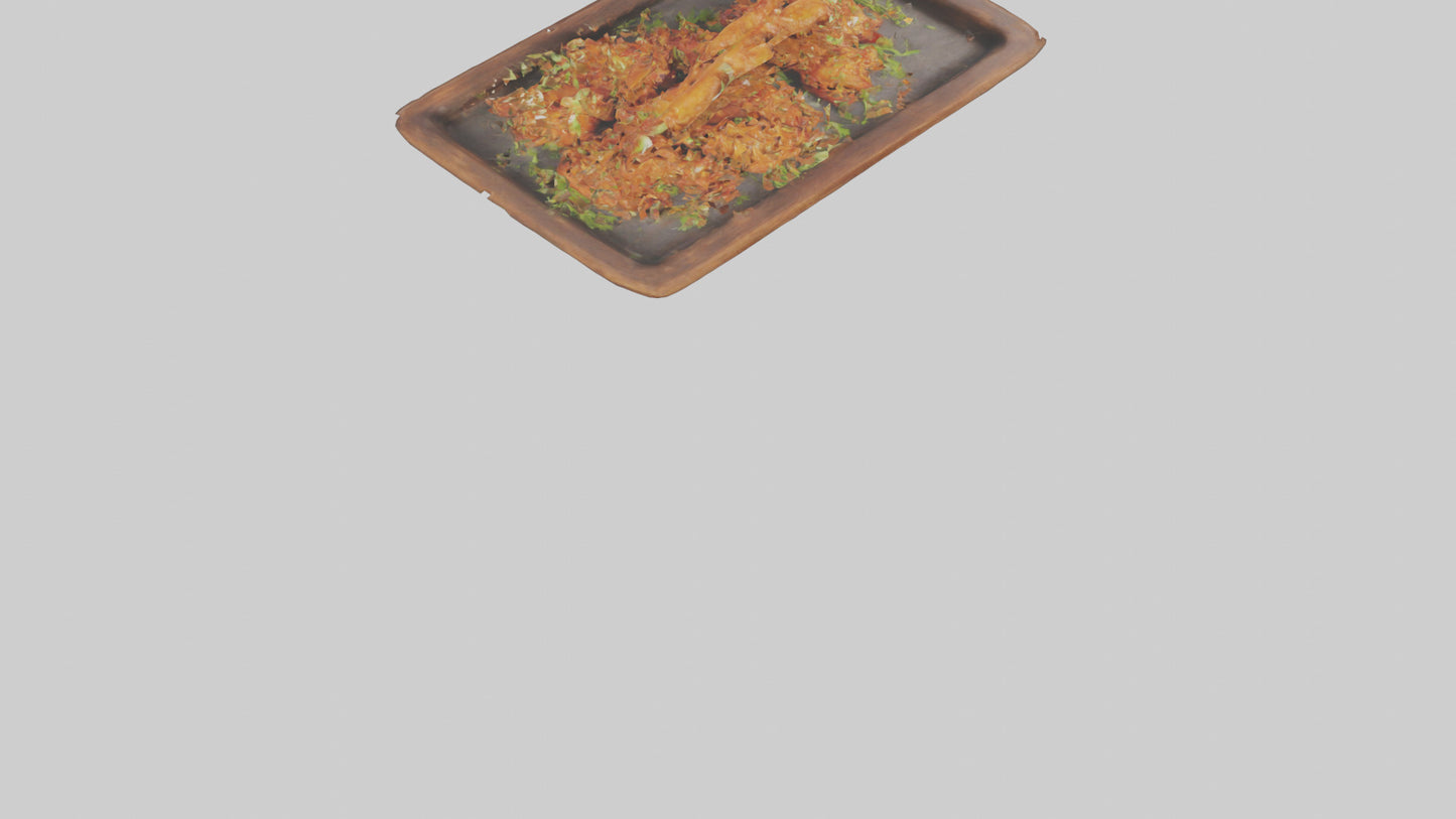 3D model Chicken wings model VR / AR / low-poly