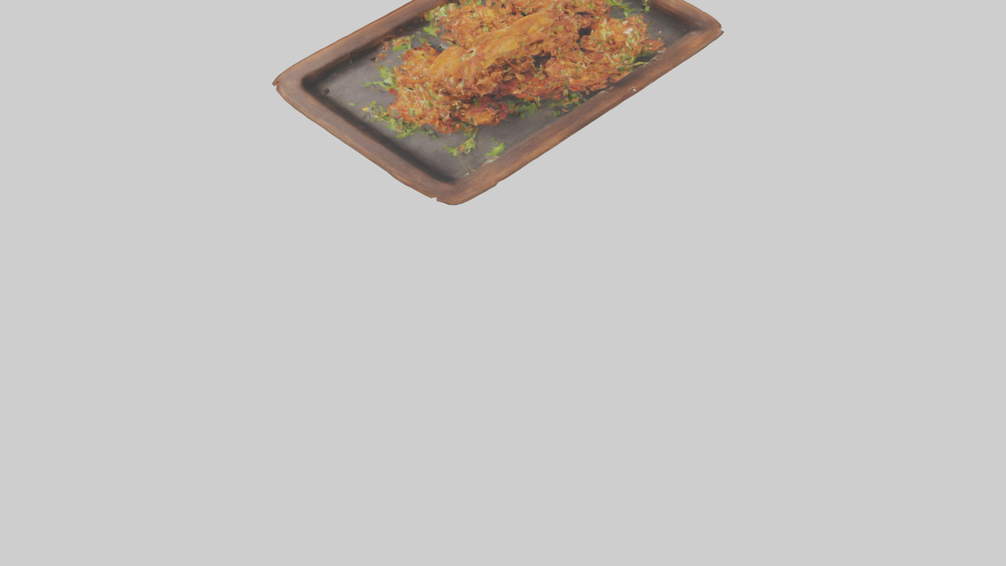 3D model Chicken wings model VR / AR / low-poly