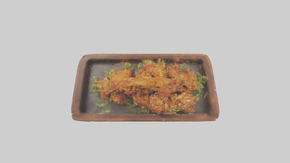 3D model Chicken wings model VR / AR / low-poly