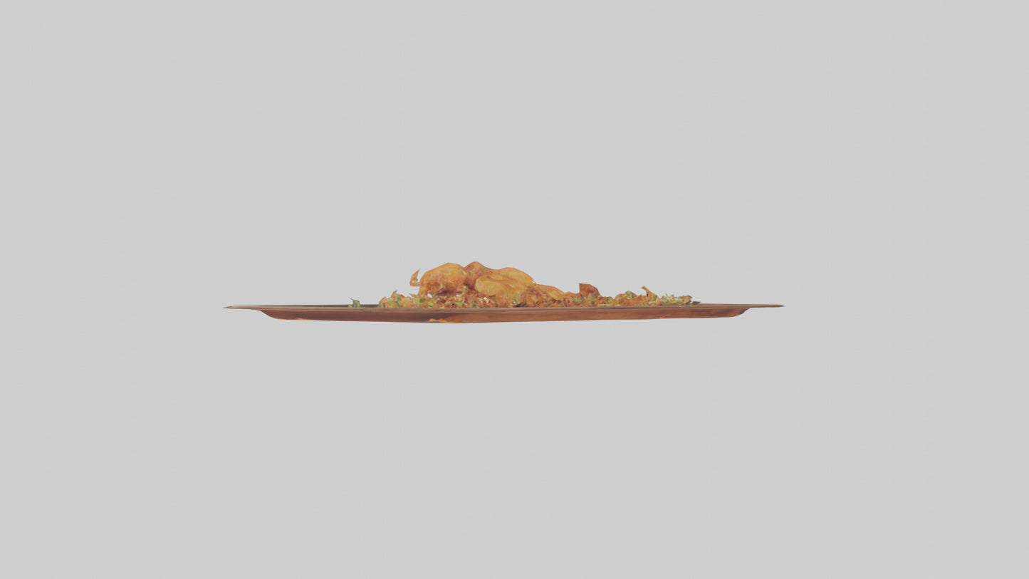 3D model Chicken wings model VR / AR / low-poly