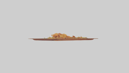 3D model Chicken wings model VR / AR / low-poly