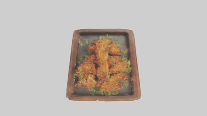 3D model Chicken wings model VR / AR / low-poly