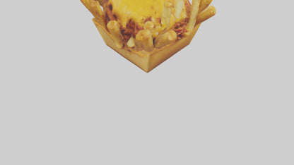 Chicken wings platter model VR / AR / low-poly