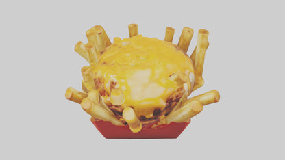 Chicken wings platter model VR / AR / low-poly