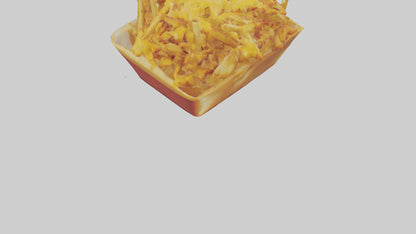 3D model Chili cheese fries model 2 VR / AR / low-poly