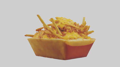 3D model Chili cheese fries model 2 VR / AR / low-poly
