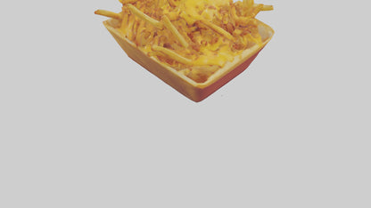 3D model Chili cheese fries model 2 VR / AR / low-poly