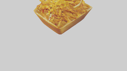 3D model Chili cheese fries model 2 VR / AR / low-poly