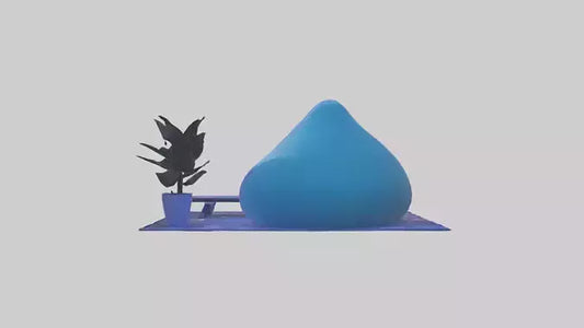 3D model Chill Room VR / AR / low-poly