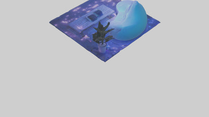 3D model Chill Room VR / AR / low-poly