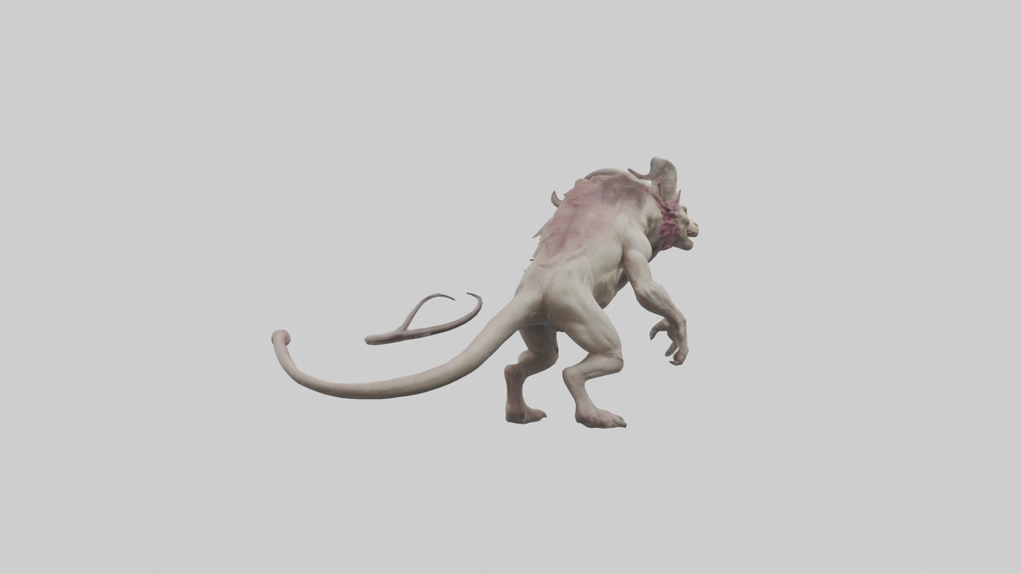 3D model Chimera model VR / AR / low-poly