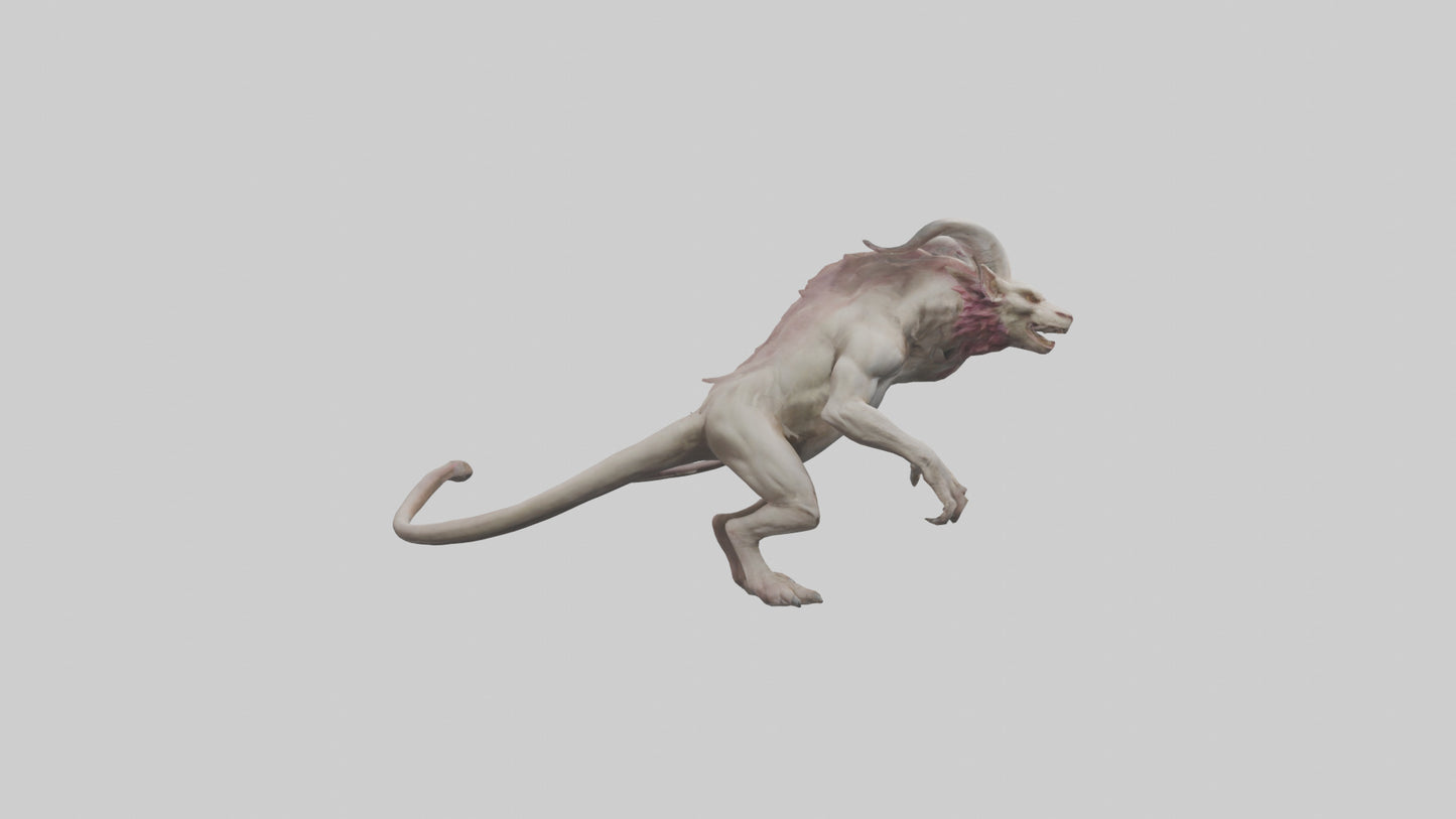 3D model Chimera model VR / AR / low-poly