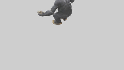 Chimpanzee statue model VR / AR / low-poly