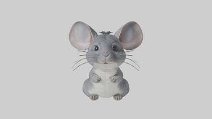 3D model Chinchilla Model 1 VR / AR / low-poly
