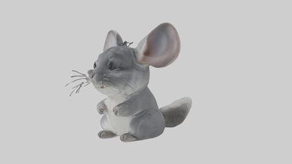 3D model Chinchilla Model 1 VR / AR / low-poly
