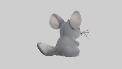3D model Chinchilla Model 1 VR / AR / low-poly