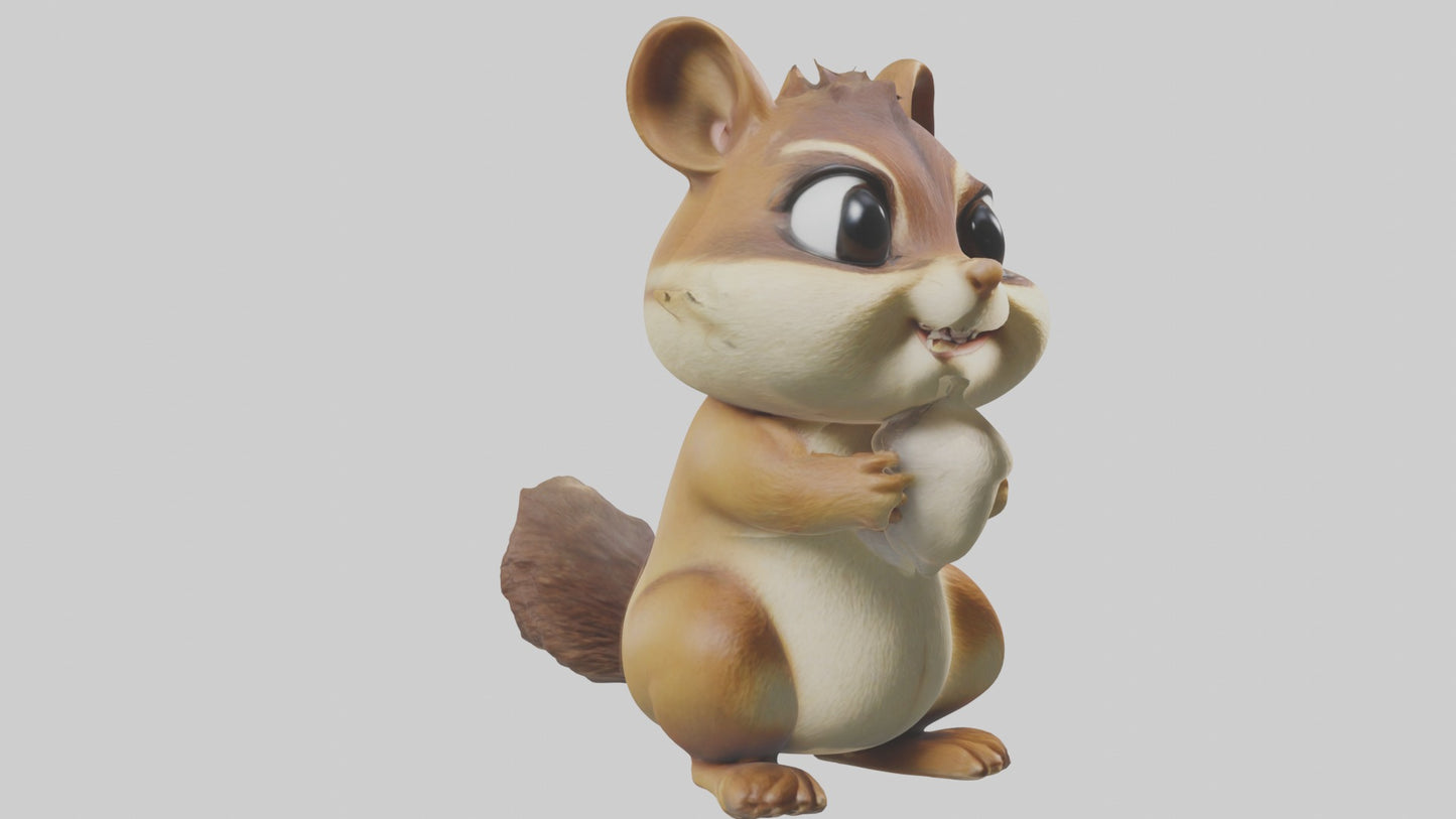 3D model Chipmunk Model 1 VR / AR / low-poly