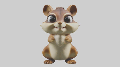 3D model Chipmunk Model 1 VR / AR / low-poly