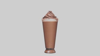 3D model Chocolate milk model VR / AR / low-poly