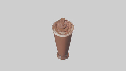 3D model Chocolate milk model VR / AR / low-poly