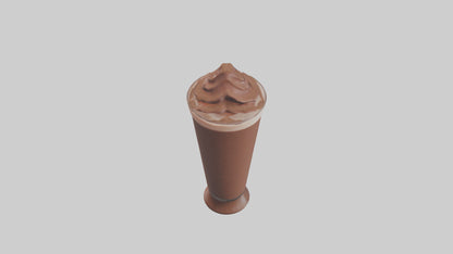 3D model Chocolate milk model VR / AR / low-poly