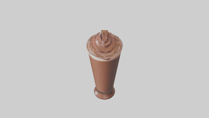 3D model Chocolate milk model VR / AR / low-poly