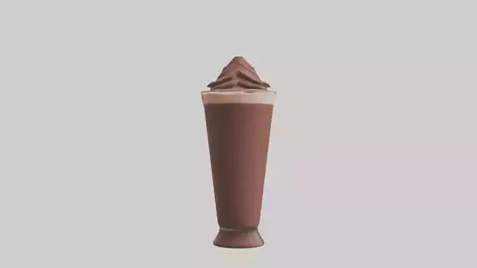 3D model Chocolate milk model VR / AR / low-poly