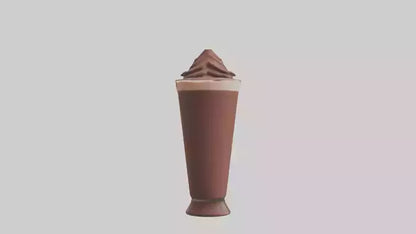3D model Chocolate milk model VR / AR / low-poly