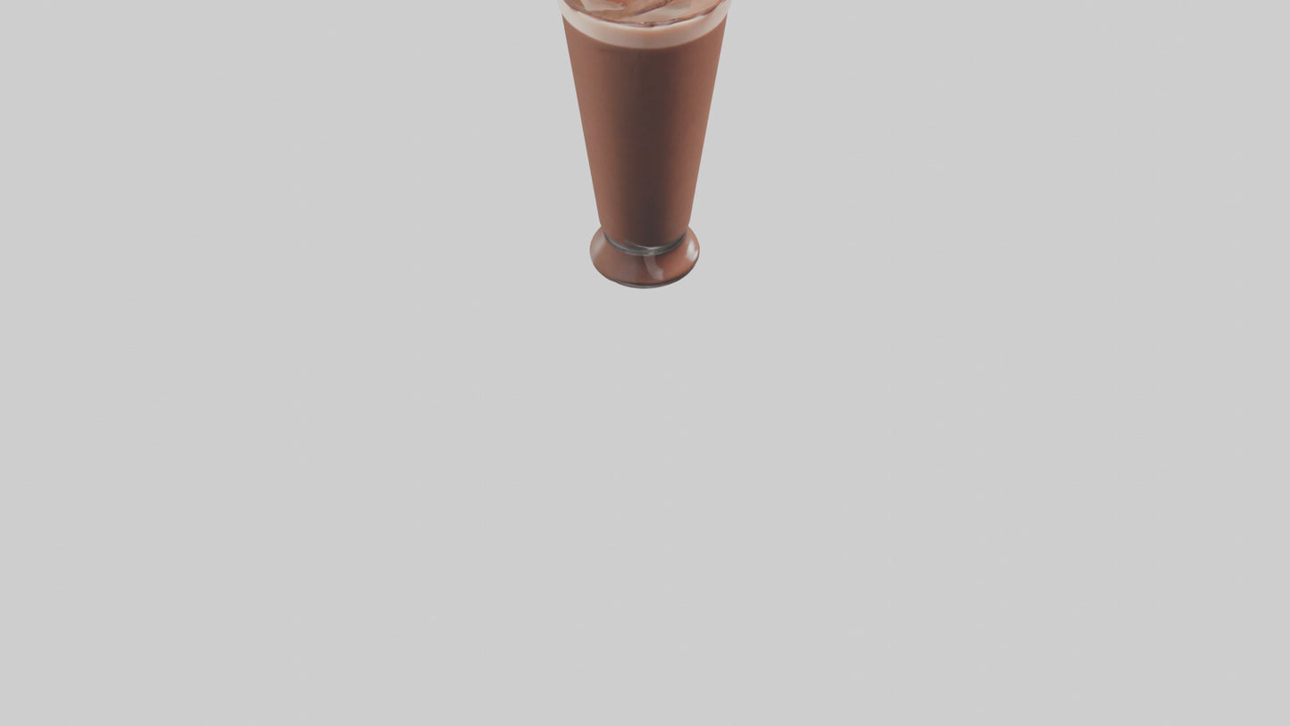 3D model Chocolate milk model VR / AR / low-poly