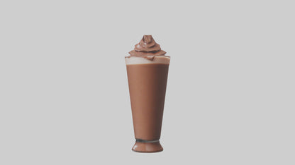 3D model Chocolate milk model VR / AR / low-poly