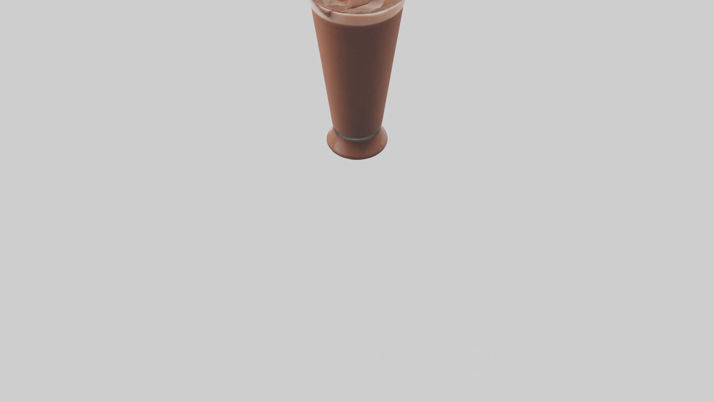 3D model Chocolate milk model VR / AR / low-poly