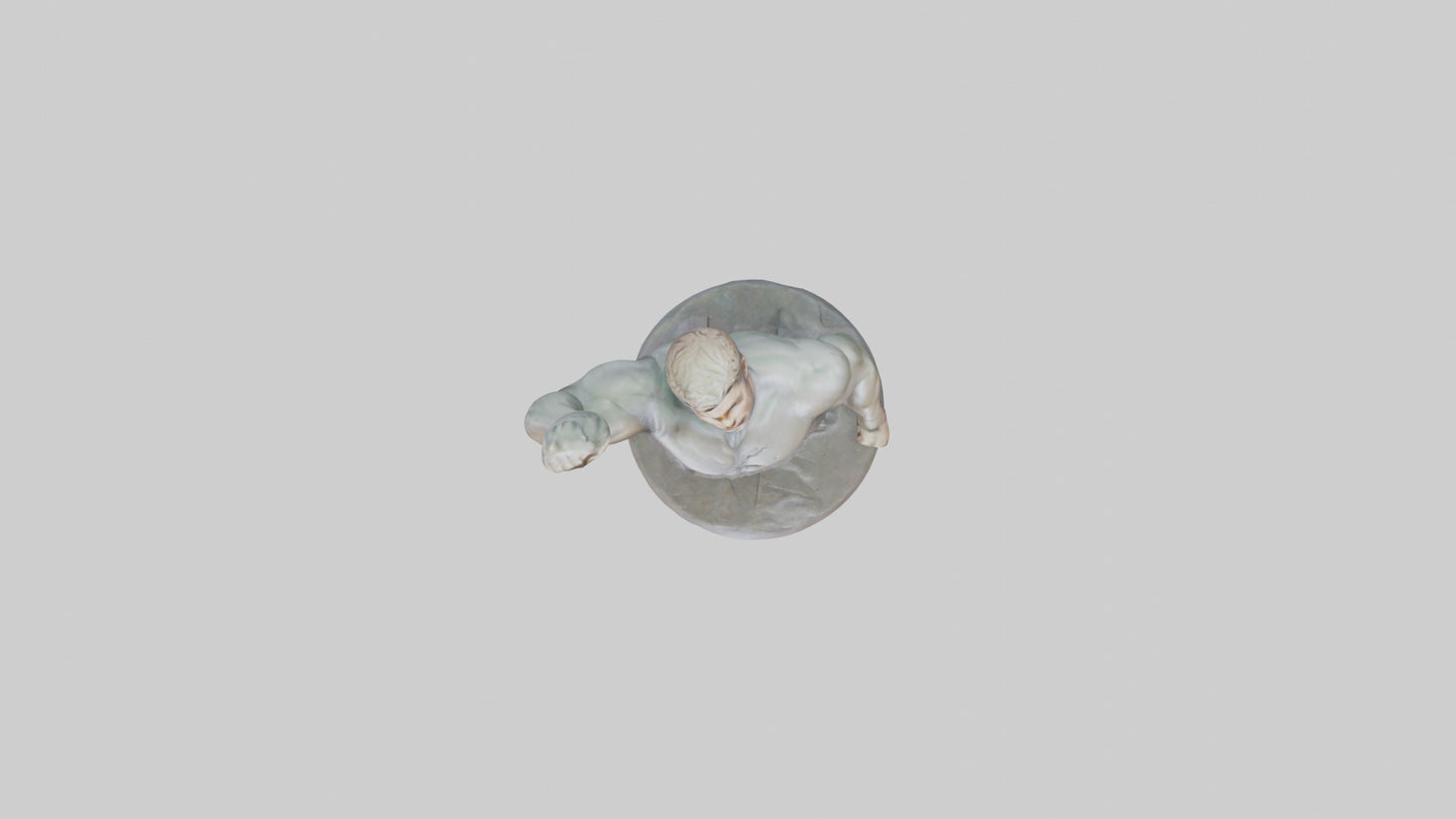 Chris Hemsworth statue model VR / AR / low-poly