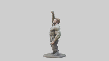 Chris Hemsworth statue model VR / AR / low-poly