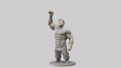 Chris Hemsworth statue model VR / AR / low-poly