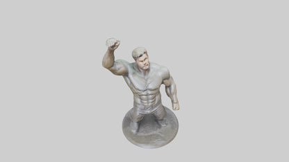 Chris Hemsworth statue model VR / AR / low-poly