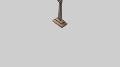 Christian Cross sculpture model VR / AR / low-poly