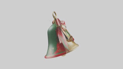 3D model Christmas Bell Model VR / AR / low-poly